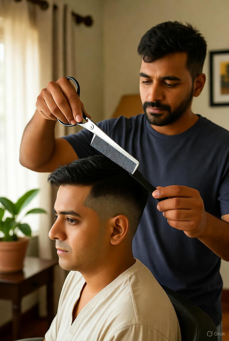 At-home haircut image